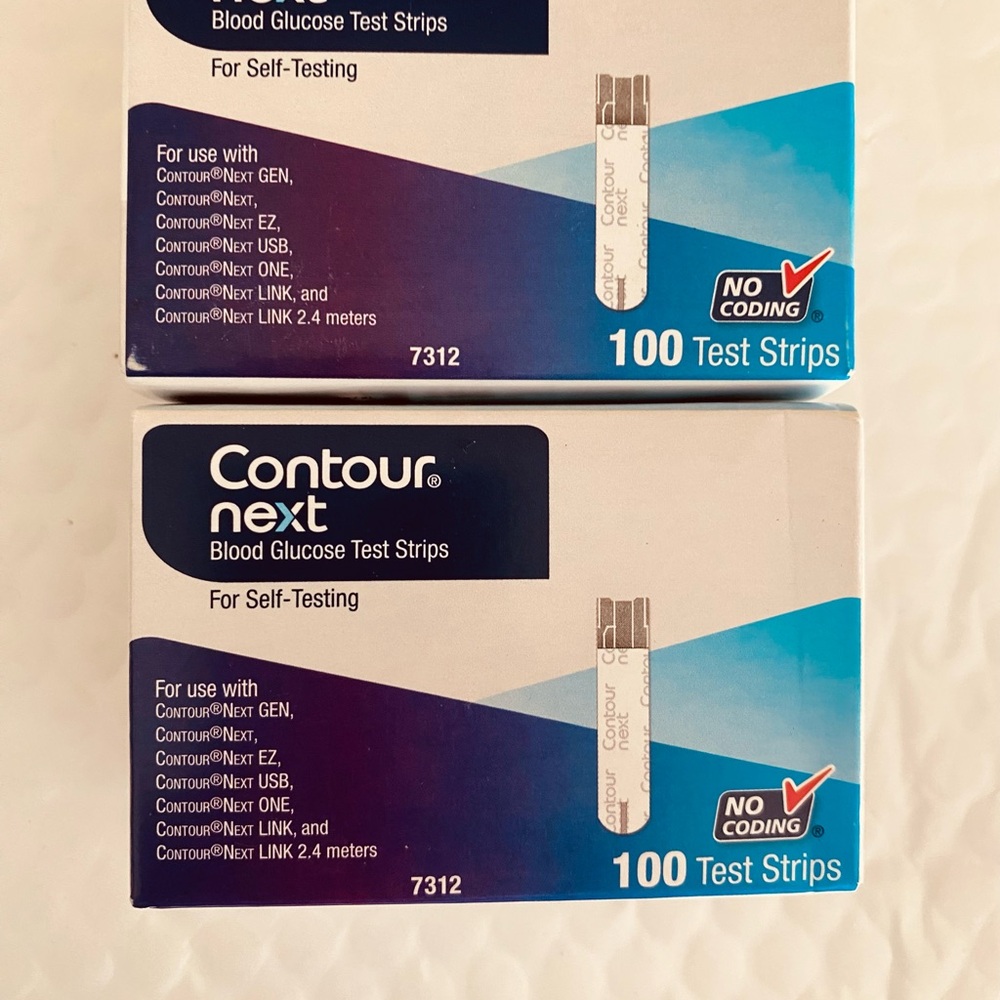 Contour Next Blood Glucose Test Strips 2 X 100 Exp 04-30-2027